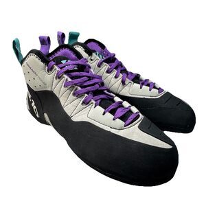 Adidas Five Ten Grandstone Climbing Shoes BC0866 Men's 8 Gray Purple Black